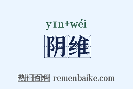 阴维是什么意思的图片